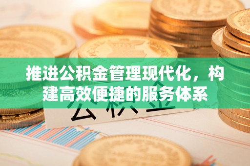 秀水推进公积金管理现代化，构建高效便捷的服务体系