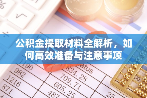 秀水公积金提取材料全解析，如何高效准备与注意事项